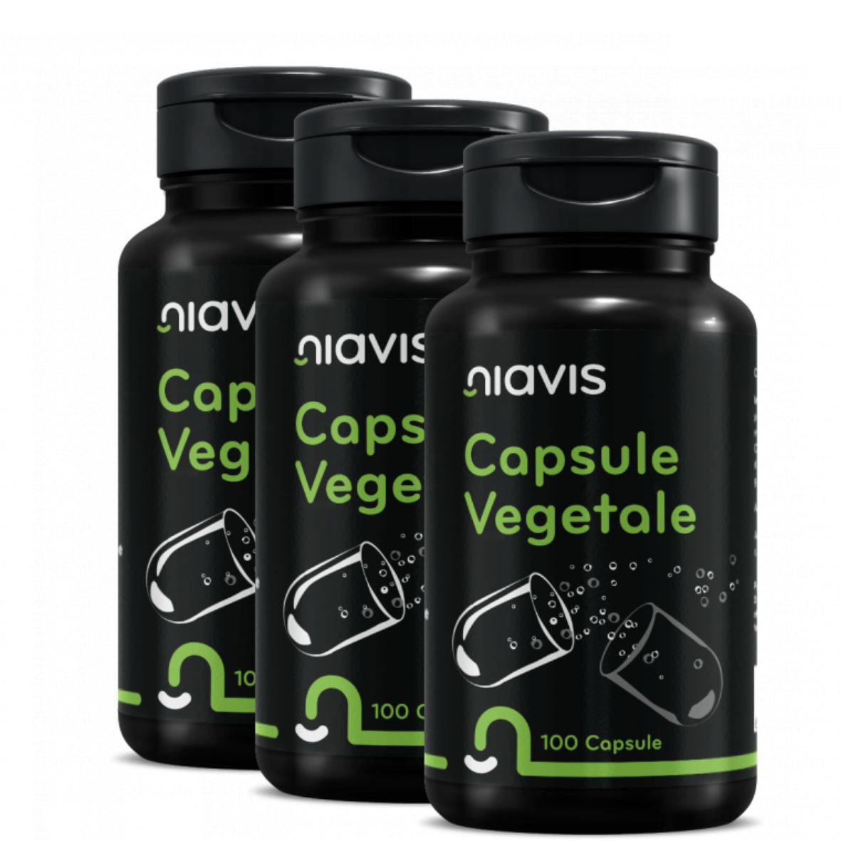 Capsule vegetale goale , 100 capsule, marimea 0, Niavis