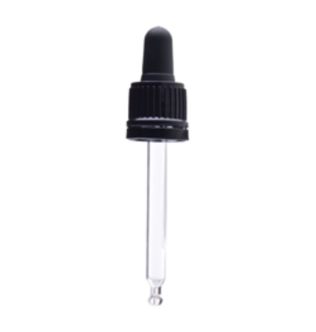 Recipiente cu pipeta neagra 50ml, set 2 buc