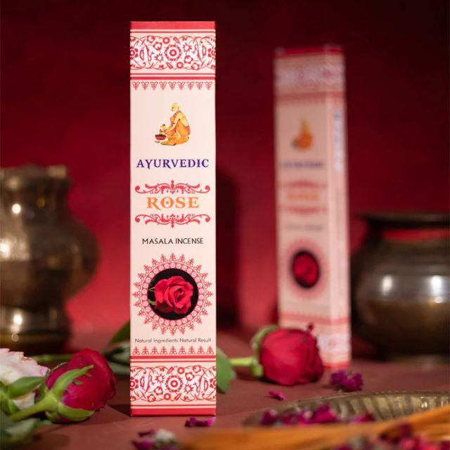 Betisoare parfumate Ayurvedic Rose