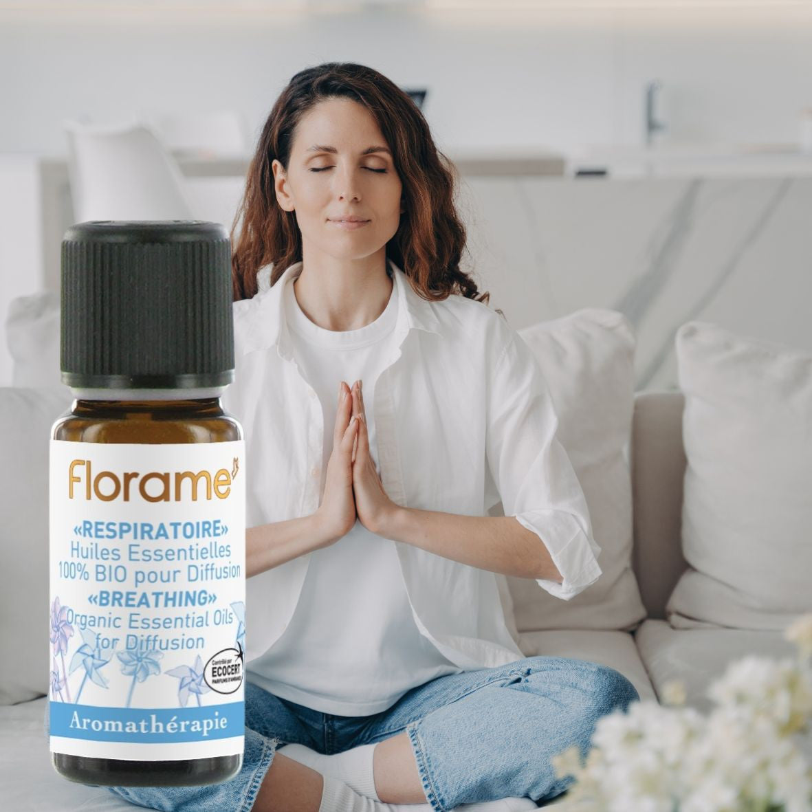 Ulei esential pentru Respiratie usoara, Florame, bio 10ml