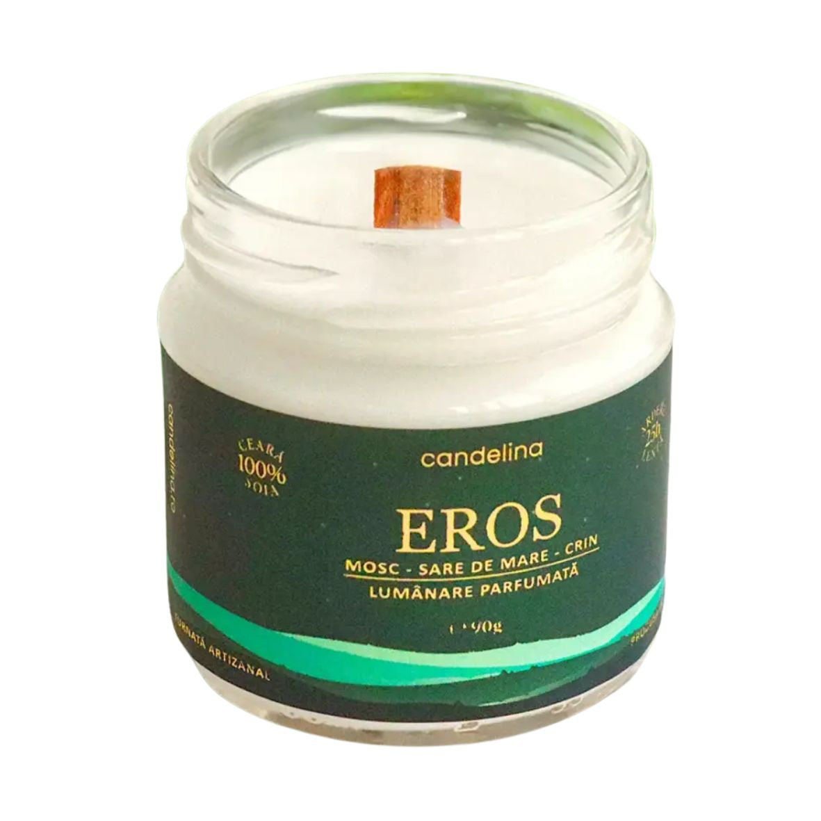 Lumânare parfumată EROS – Mosc, Sare de mare, Crin, Candelina