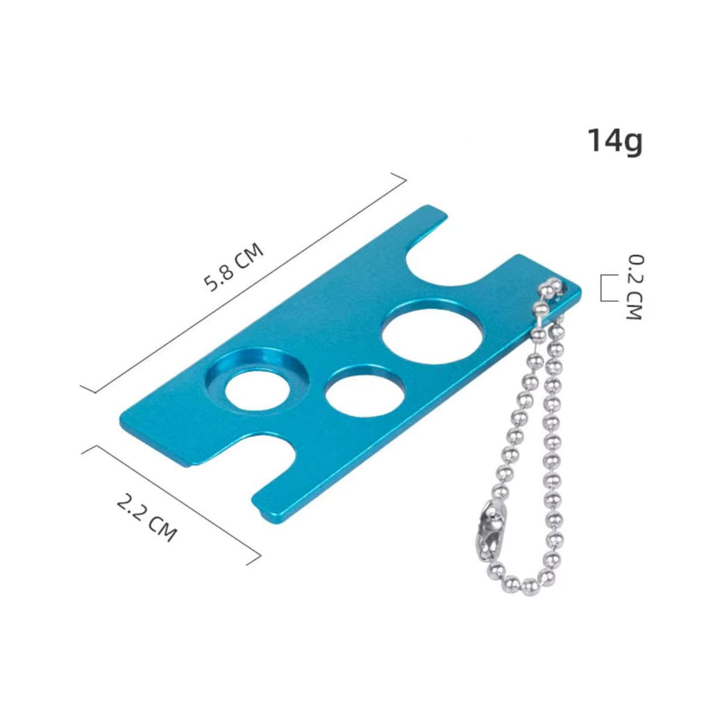 Deschizator sticlute si recipiente mici, metalic, roz