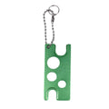 Deschizator sticlute si recipiente mici, metalic, verde