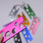 Deschizator sticlute si recipiente mici, metalic, mov