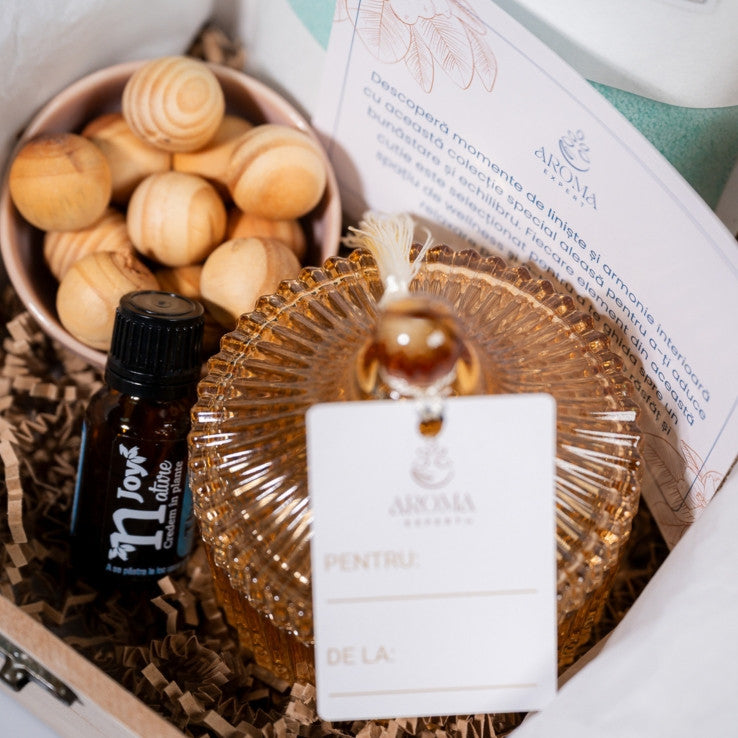 Lumânare și Aromaterapie - Set CADOU DIY Blue