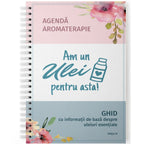 Agenda si ghid pentru uleiuri esentiale cu 6 sticlute