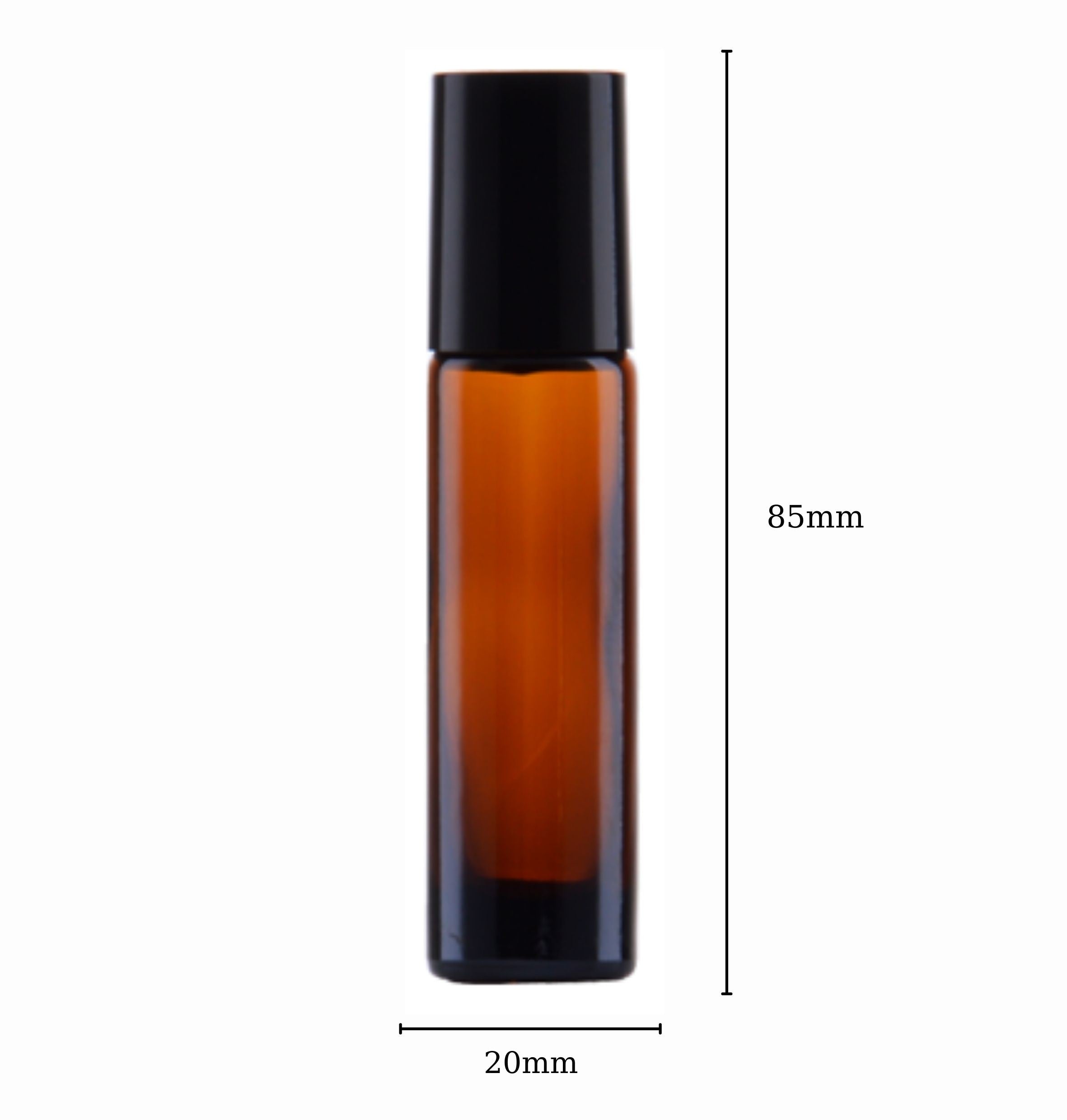 Roll on sticla bruna 10ml, set 5buc