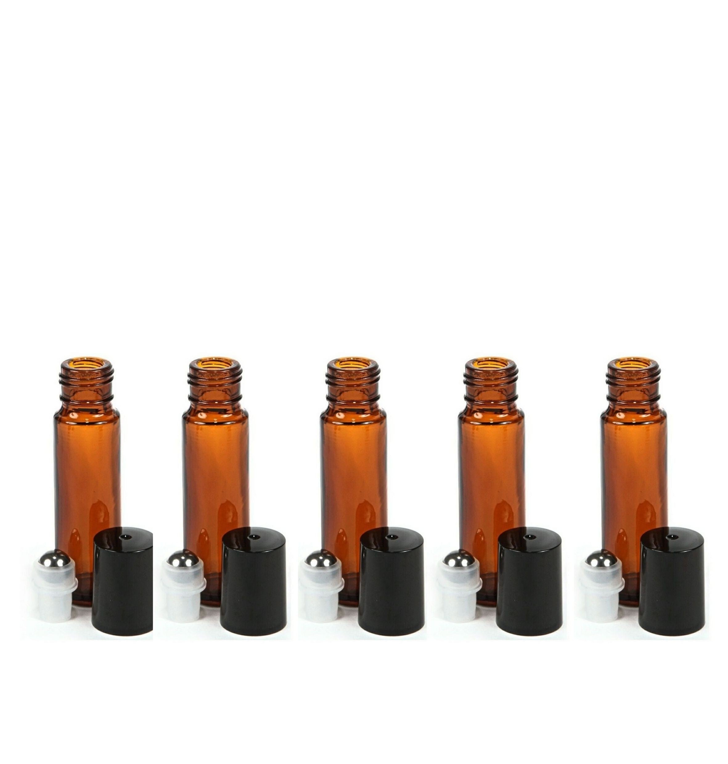 Roll on sticla bruna 10ml, set 5buc