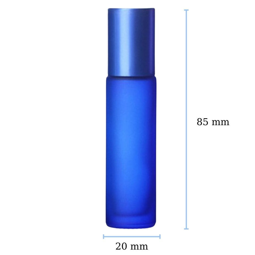 Recipient albastru roll-on 10 ml