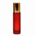 Recipient pentru uleiuri esentiale ROSU roll-on 10 ml