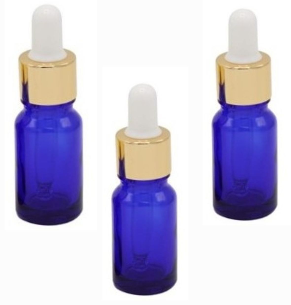 Sticla albastra 10 ml cu pipeta - 3buc