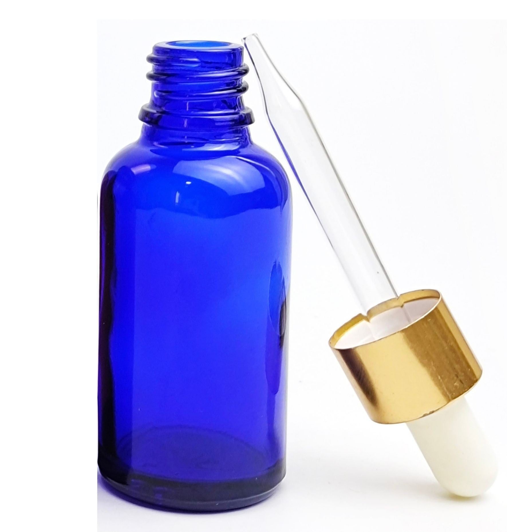 Recipiente uleiuri esentiale albastre 30ml -3buc