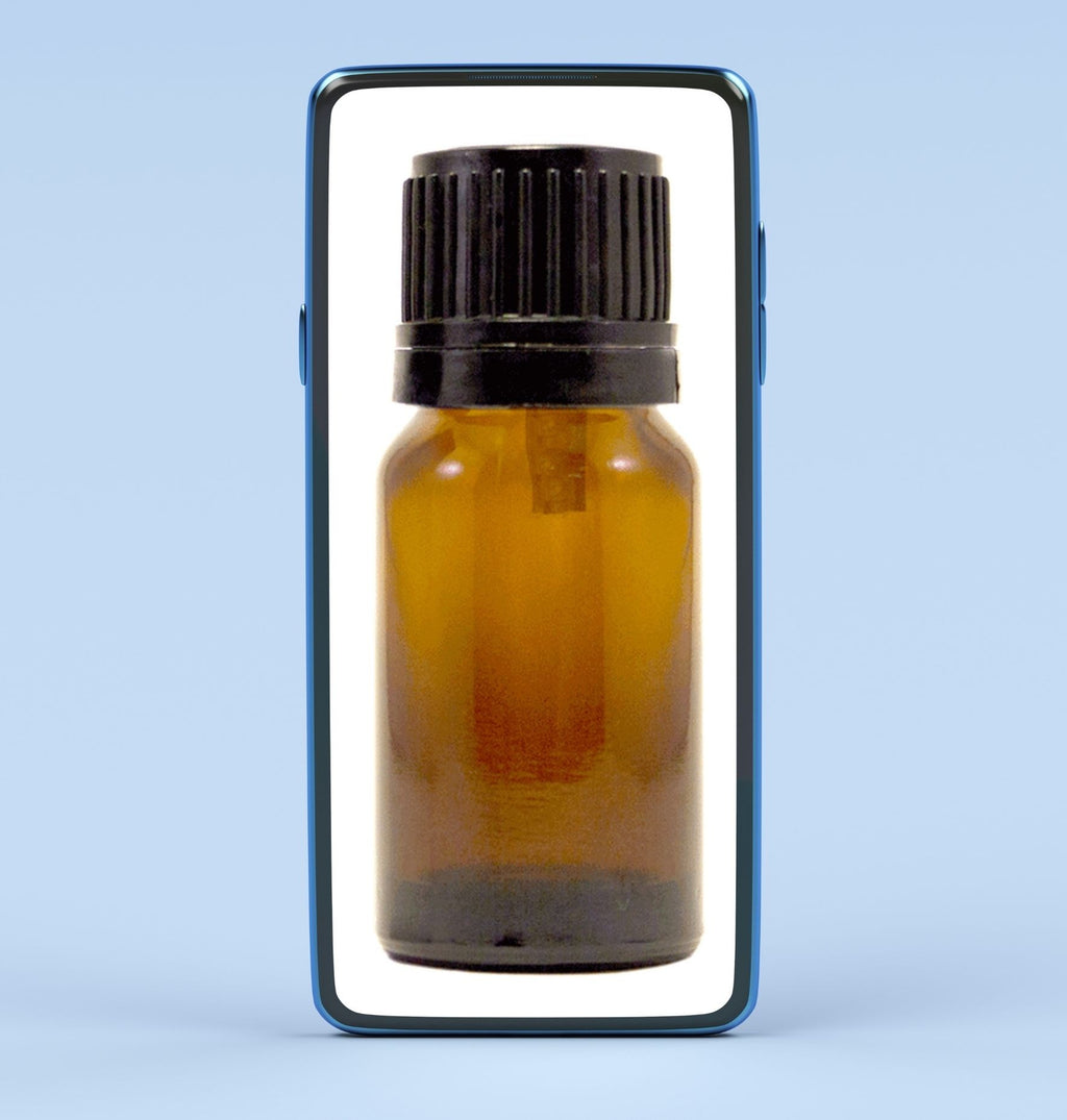 Sticla ulei esential bruna 10 ml cu picurator