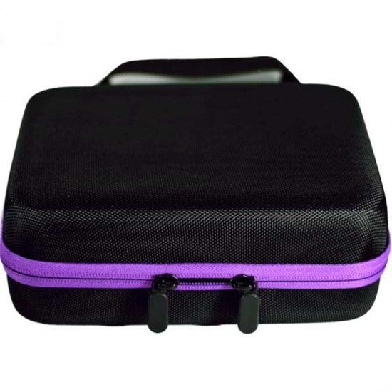 Geanta uleiuri esentiale 60 de sticlute, mov