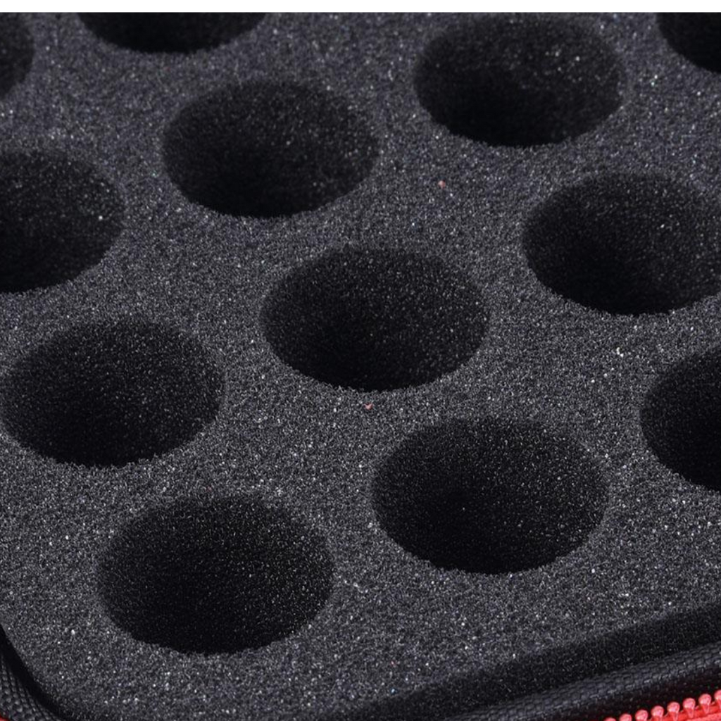 Geanta uleiuri esentiale 60 de sticlute, mov