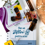 Kitul incepatorului, ghid si accesorii in aromaterapie