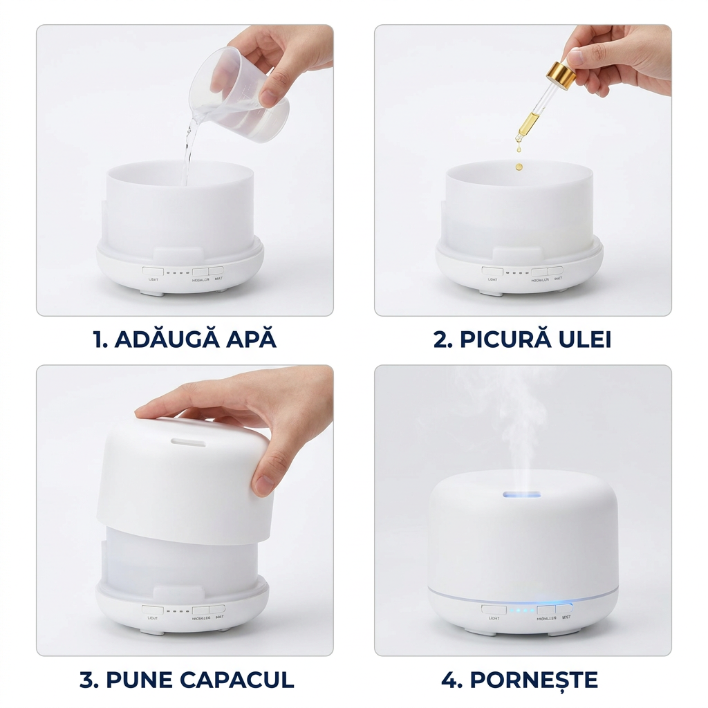 Difuzor uleiuri esentiale pentru aromaterapie