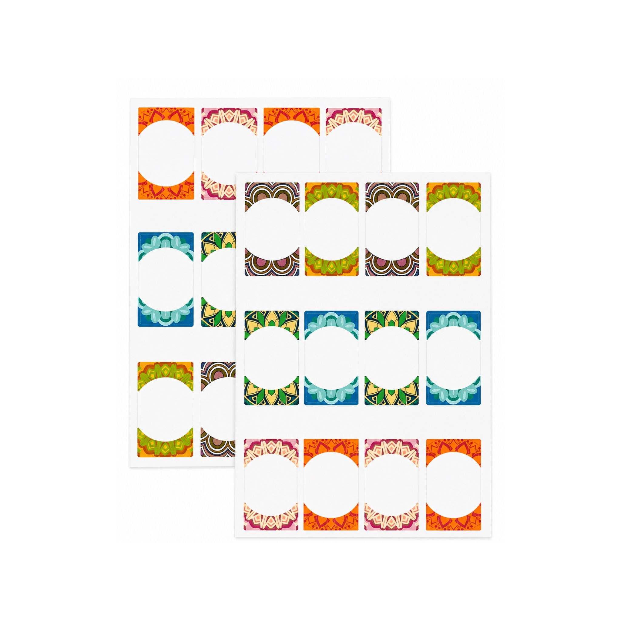 Set etichete dreptunghiulare 3x5 cm si rotunde 3x3cm