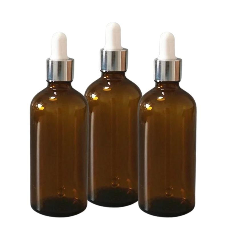 Recipient cosmetic 100 ml, pipeta argintie