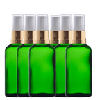 Recipient verde cu pompita, 100ml