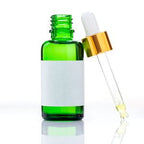 Sticla verde 30ml cu pipeta, set 3 buc
