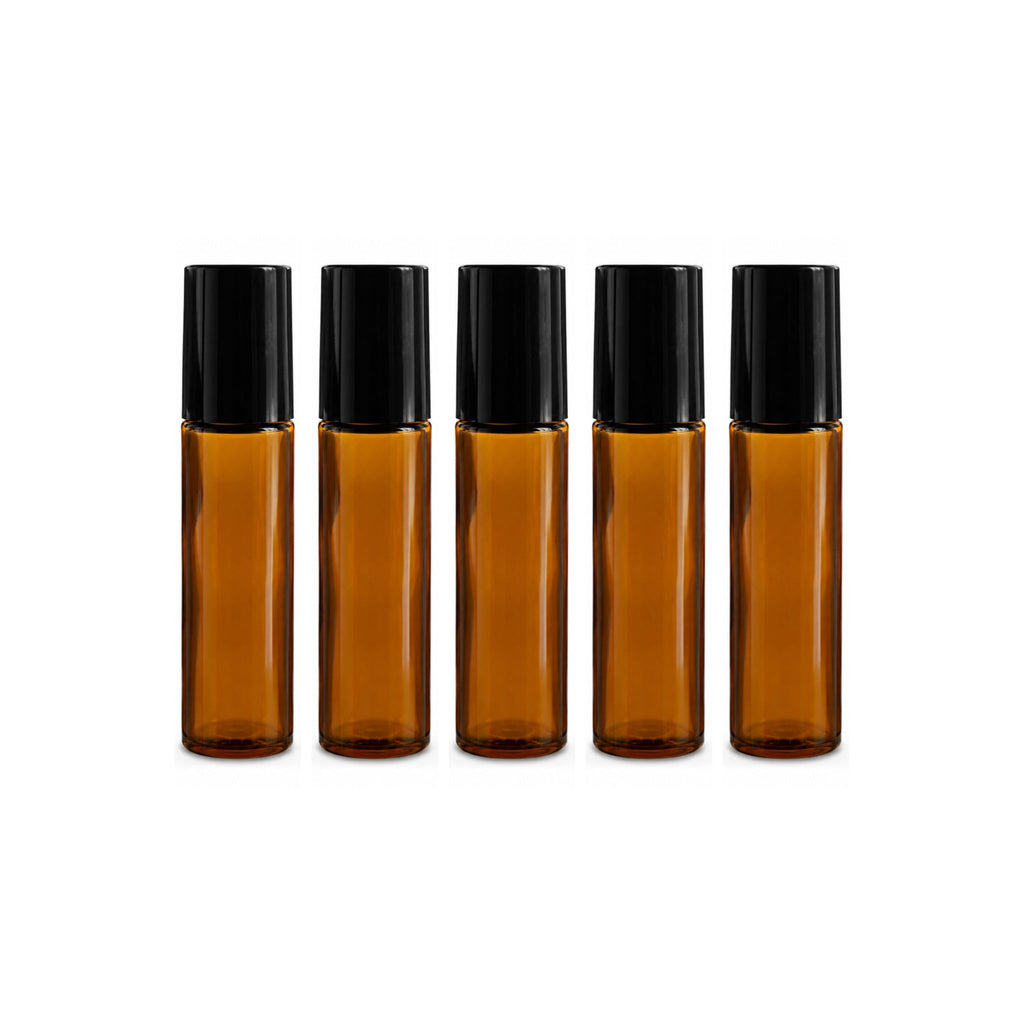 Roll on sticla bruna 10ml, set 5buc
