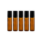 Roll on sticla bruna 10ml, set 5buc