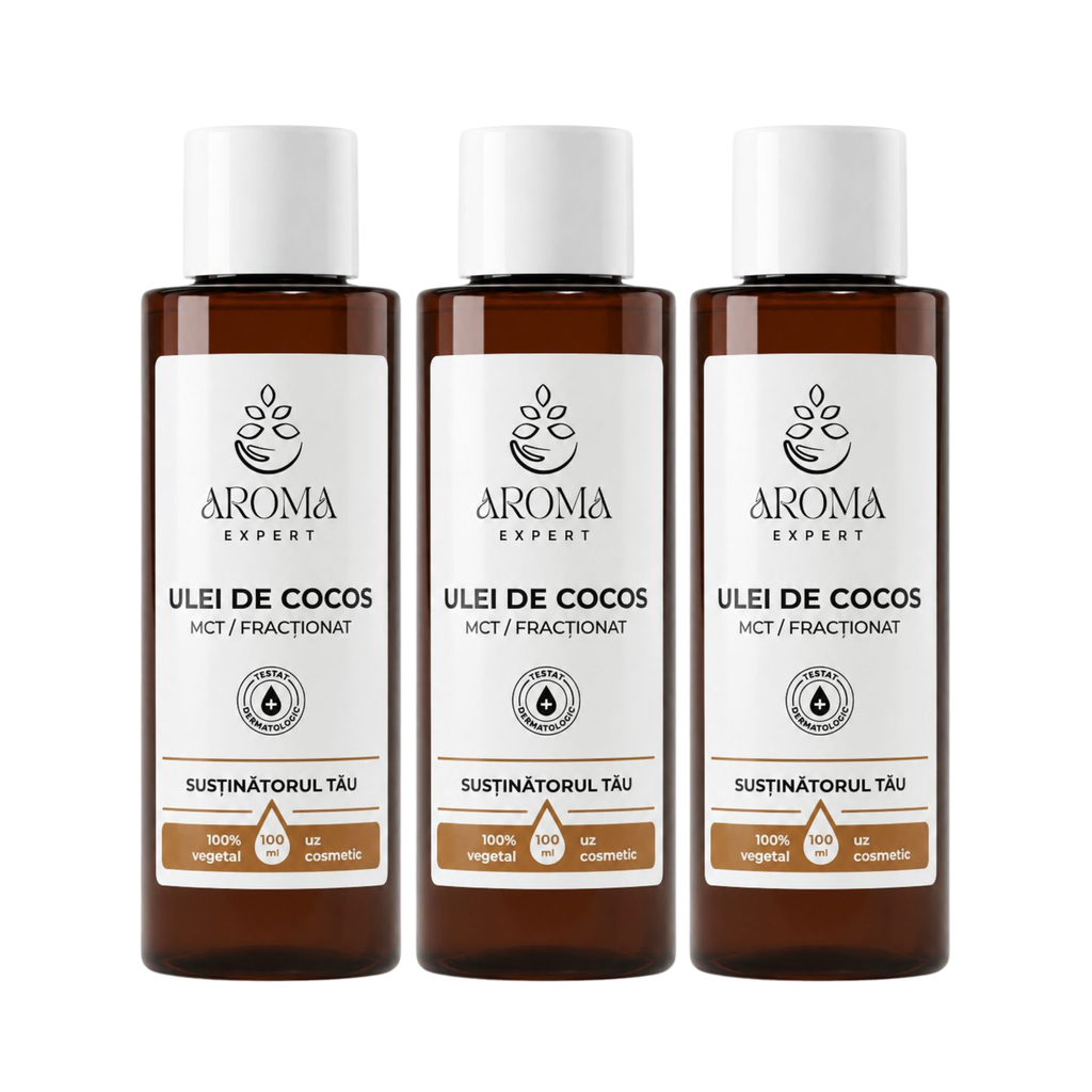 Ulei cocos MCT Fracționat 100 ml Aroma Expert 3 buc