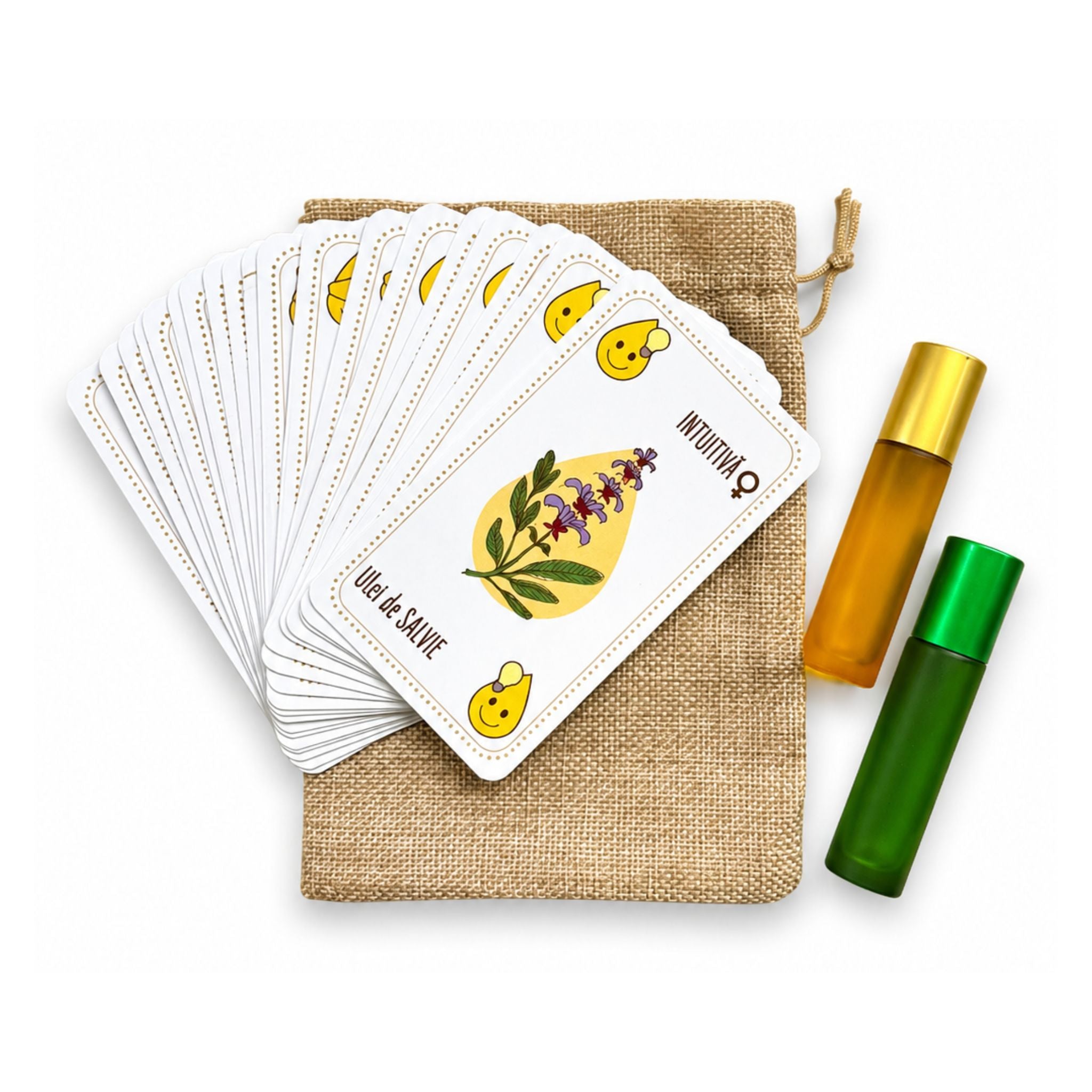 Uleici – Joc de cărți, emoții și uleiuri esențiale + 2 Roll-On