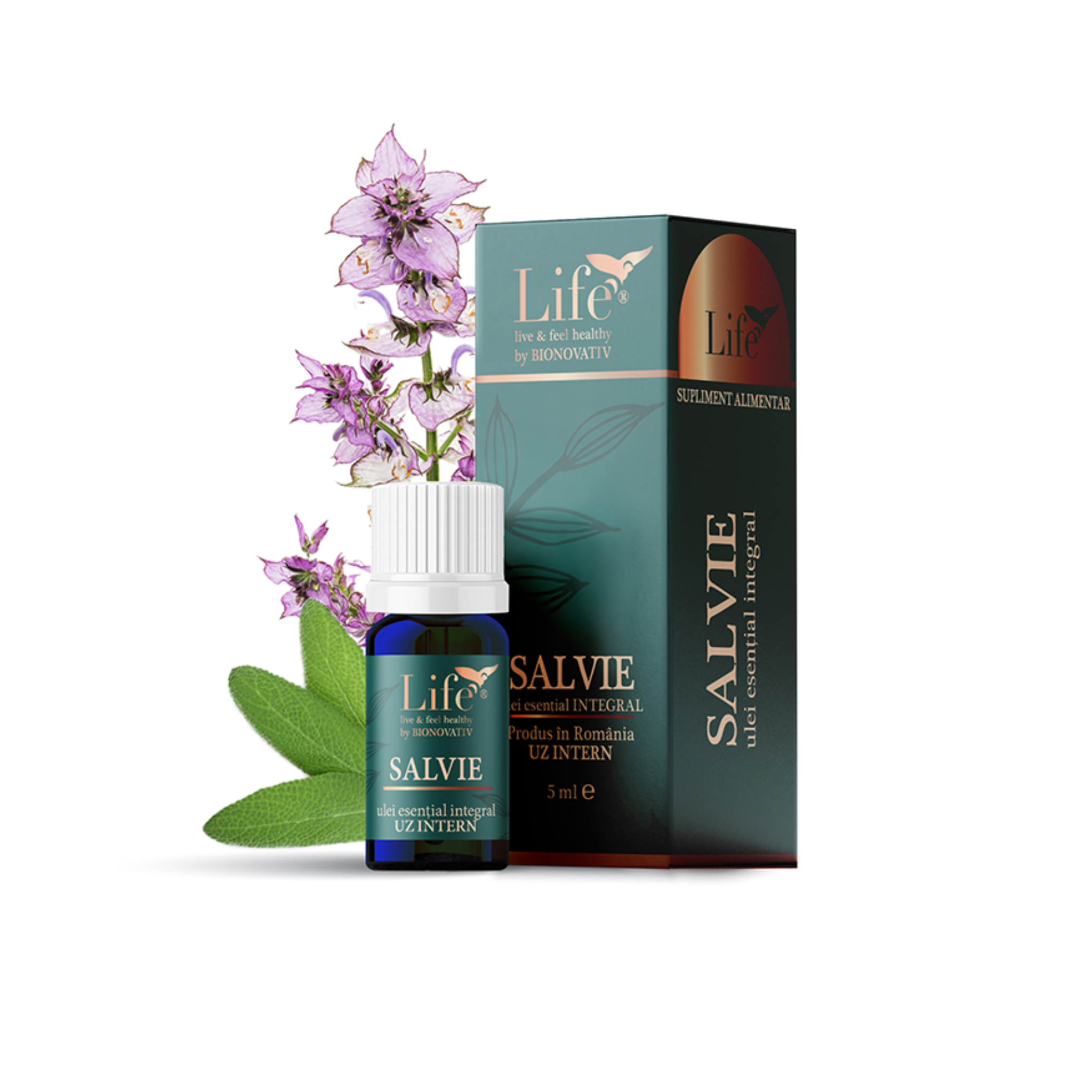 Ulei esențial integral de SALVIE – 5 ml
