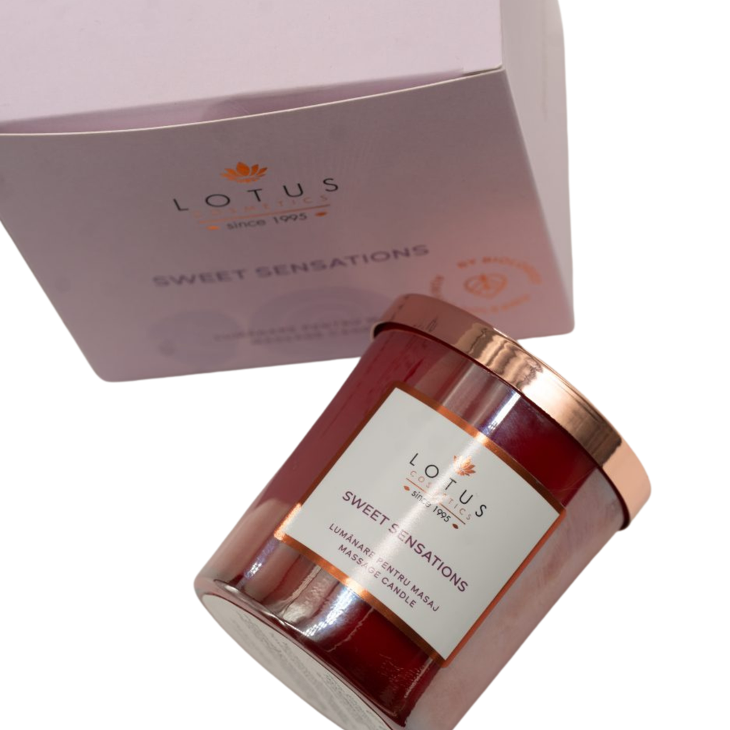 Lumânare cu Unt Cald pentru Masaj SWEET SENSATION